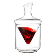 New Creative Red Wine Wine Decanter Wine Cooler Household Red Wine Quick Bevel Wine Decanter Heat-Re