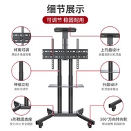 ST-🚢Shell Stone Mobile TV Bracket（32-100Inch）Universal Floor Wall Mount Brackets TV Cart Video Conference Display Mobile