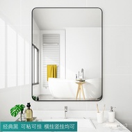 XYSu Lv Bathroom Mirror Punch-Free Wall-Mounted Toilet Stereoscope Toilet Wash Basin Mirror Toilet Wall-Mounted Half-Bod