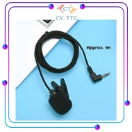Microphone Clip Cliphone Mic Kerah Kabel Collar Jepit - 1 PCS
