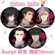 ❀Ready Stocks❀ Slow Damage 慢性伤害 NITRO CHiRAL Game Anime Button Badge 动漫周边徽章胸章 58mm