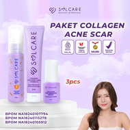 Solcare Paket Collagen Acne Scar - Serum Cream Sunscreen