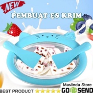 Alat Pembuat Es Krim Cetak Ice Cream Yogurt Maker Roll Instan Mesin Yogurt Mini Mainan Anak Mesin Es