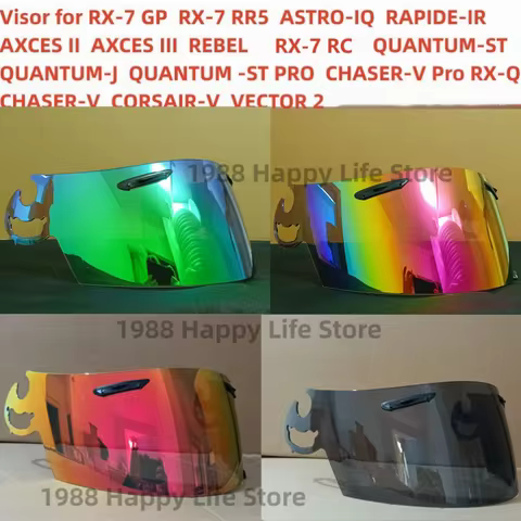 Helmet Visor Shield Lens for ARAI RX-7 GP RX-7 RR5 ASTRO-IQ RAPIDE-IR AXCES II Axces III REBEL QUANT
