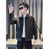 Repurchase Rate 90% Fake Two-Piece Lining Jacket Men Short Spring Summer Thin Lapel Outdoor Travel F