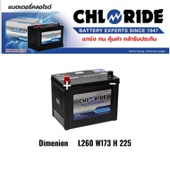 แบตเตอรี่ Chloride Battery 80D26R 70Ah CCA540 CA620 *97324