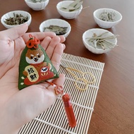 【除穢艾草香包】平安旺旺粽 共3款|DIY材料包|成品客製