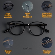 Frame Kacamata - Pria/Wanita - Minus/Silinder/Plus - Mollucas Manawa C1 Midnight