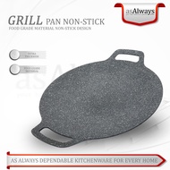 Korean Grill Pan Nonstick Round Griddle Grill Pan for Korean Round BBQ Griddle Kuali Pot