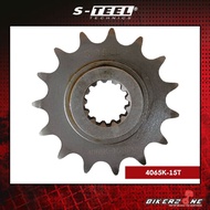 S-TEEL Front Sprocket Motorcycle for KAWASAKI Z750 / Z750S / Z750R / Z800 / Z800E (4065K-15T)