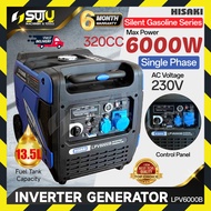 HISAKI LPV6000B 320CC Silent Gasoline Inverter Generator / Penjana 6kW (E-start)