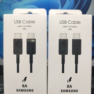 ORIGINAL SAMSUNG DATA CABLE PD TYPE C TO TYPE C 8A SUPER FAST CHARGING