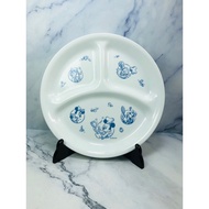 CORELLE: 3-Hole Plate Size 26x2.2cm. MADE IN U.S.A. (Sun36 : 1A) New Product