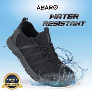 (ESA)BLACK SCHOOL SHOES ABARO W2821/W3885( Waterproof Mesh + EVA Secondary Unisex)