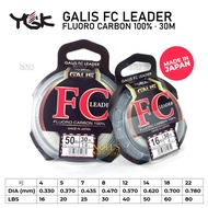 Leader Fluoro Carbon YGK Galis FC 30m 162530506080 LB