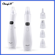 ☏ ♀ ✹ CkeyiN Blackhead Vacuum Remover with 4 Probes Black Heads Vacuum Removal MR596