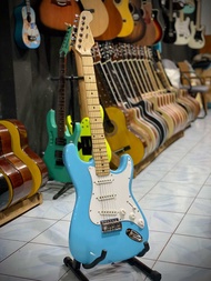 GITAR ELEKTRIK ORIGINAL DIFERGIO BLUE NECK MAPLE GITAR LISTRIK