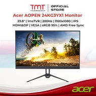 Acer AOPEN 24KG3YX1 23.8" Monitor | 1msTVR | 200Hz | 1920x1080 | IPS | HDMI&DP | VESA | sRGB 95% | A