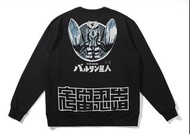 （sold out）怪獸巴爾坦星人 巴魯坦星人 咸蛋超人 ALIEN BALTAN 奧特曼 ultraman 吉田 台灣進口長袖衛衣（黑色款）創意造型