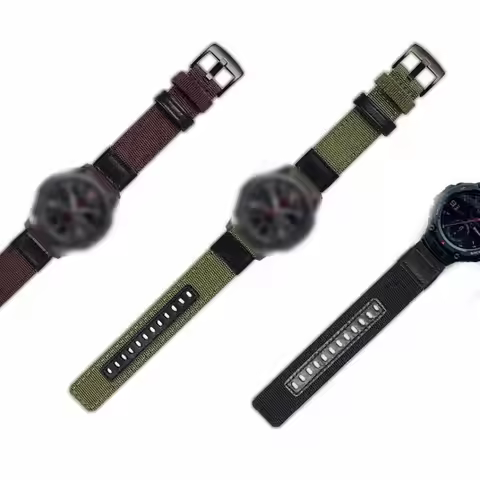 Nylon Canvas Watch strap For Huami Amazfit T-Rex 2 T-Rex 3 Sports watch strap For Xiaomi Amazfit T-R