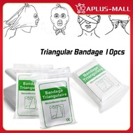 10Pcs Triangular Bandage Triangular Bandage Tips First Aid Gauze Triangle Bandage