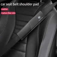 Car seat shoulder belt pad PU leather seat belt protective cover for Proton Exora Iriz R3 Wira Saga 