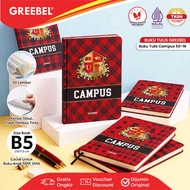 (1pcs) Greebel Notebook 50 Sheets I Large School Book B5 Campus 50-1R