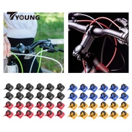 [In Stock] 10x Bike Cable Clips C Shaped for Road Mountain Bikes Folding Bikes