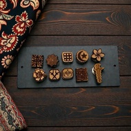 Butang Baju Melayu 100% Kayu Cengal Asli