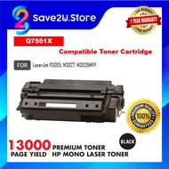 【Ready Stock】Q7551X LaserJet P3005 /M3027 /M3035MFP Page Yield 13000Hp Mono Laser Toner Compatible T