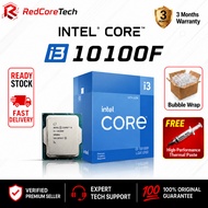 Used Intel Core i3-10100F 4-Core 8-Thread 3.6GHz LGA1200 CPU (No Graphics) | 3-Month Warranty