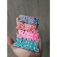 Souvenir Bohol Name Wood Keychain