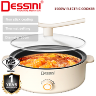 DESSINI ITALY Electric Cooker Steamboat Hot Pot Casserole Non Stick Frying Wok Pan Rice Cooker Periu