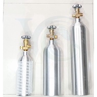 1-3l Aluminum CO2 Carbon Dioxide Tank (New With Gas)
