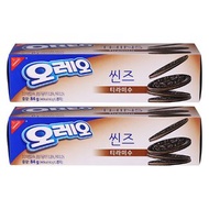 韓國直送-OREO超薄朱古力提拉米蘇夾心餅84G x 2盒(賞味期限2026年10月+)