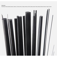 Solid Carbon Fiber Rod 16mm 14mm 12mm ~ 0.8mm Reinforcement Rod high strength light weight for DIY L