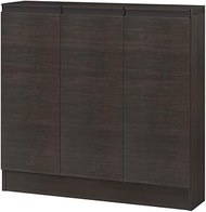 IWATSUKI MIO-8582SDB Storage Shelf with Door to Order Made in 1cm Units Within Width 45-120cm Dark B