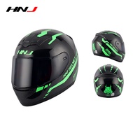 【Ready Stock】HNJ Motorcycle Helmet Motor Full Face with Sun Visor Helmet Women General