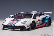 1/18 Autoart LBWK Aventador 2.0 Martini