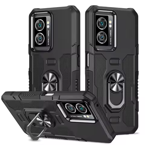 Case For OPPO Reno 6Lite 7 Magnetic Holder Ring Case For OPPO A77S A74 A57S A55 A54 A53 4G 5G F19 F9