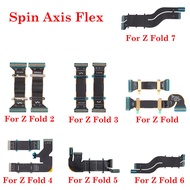 Brand Spin Axis Flex Cable for SamSung Z Fold 4 5 6 7 Fold 3 2 F916 F926 F936 F946 F956 F966 Main Bo