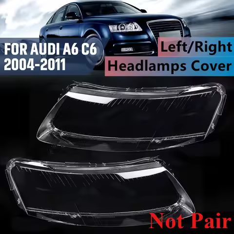 Headlamps Cover Lampshade Headlight Shade Headlamp Shell For Audi A6 C6 2004 -2011 Headlight Lampsha