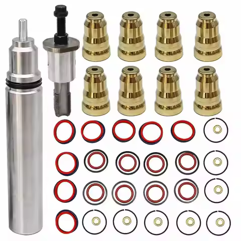 Fuel Injector Sleeve Cup Removal Tool & Install Kit with injector O-Ring, for 1994-2003 7.3L Ford Po