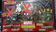 絕版 （全新未開版已售) 最後現貨請看描述 MARVEL LEGENDS TOYBIZ - "SINISTER 6" SET : DR. OCTOPUS, KRAVEN, ELECTRO, GREEN