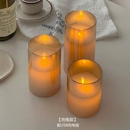 全城熱賣 - 搖擺燈芯led電子蠟燭燈 創意模擬蠟燭小夜燈 臥室桌面裝飾氣氛燈