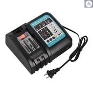 Power Tool Battery Charger Lithium-ion Battery Recharger Recharging Device Cell Charger Compatible with Makita 14.4V~18V Li-ion Battery US P Tolo4.29