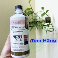 Sữa Tắm Trắng Da Beauty Buffet Scentio Double Milk Triple White 350ml Cấp Ẩm Tái Tạo Da [NHẬP KHẨU C