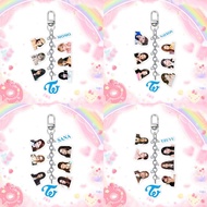 TWICE Acrylic Key Chain Home Sweet Once Fan Club Nayeon Jeongyeon Momo Sana Keychain Transparent Key