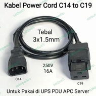 - c14 to c19 power cable/ power server cable APC power cable 1.8m