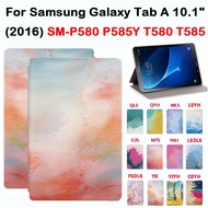 For Samsung Galaxy Tab A 10.1'' 2016 S-Pen SM-P585Y P580 T580 T585 Fashion Watercolor oil painting s